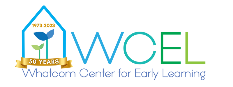 50th Anniversary Logo for Whatcom Center for Early Learning